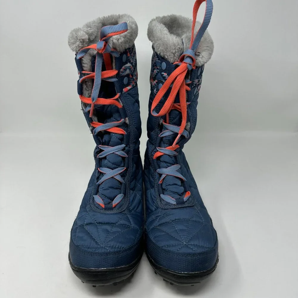 Columbia Women's Insulated Quilted Winter Boot - Blue